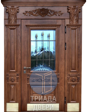 элитная дверь с массивом дерева