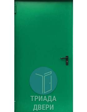 техническая стальная дверь с окрасом нитроэмаль для хозблока