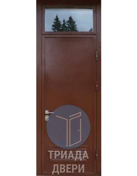 техническая дверь с вентиляционной решеткой и порошковым напылением