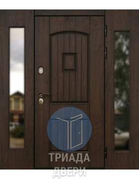 дверь с отделкой мдф для загородного дома