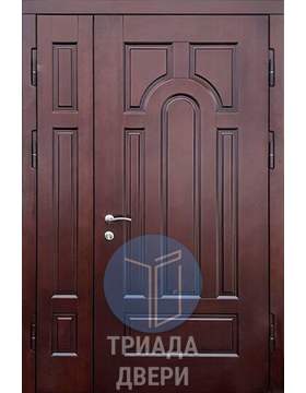стальная дверь на две квартиры с мдф панелями